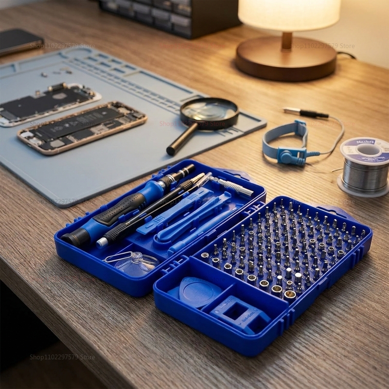 Electronics Gadgets And Accessories - ชุดไขควงอเนกประสงค์ 115 in 1 สำหรับซ่อมอุปกรณ์อิเล็กทรอนิกส์ คอมพิวเตอร์