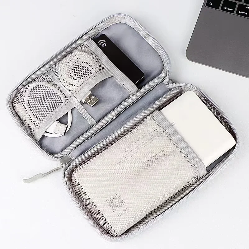 Electronics Gadgets And Accessories - กระเป๋าเก็บสายเคเบิลแบบพกพาดิจิตอล USB Gadget กระเป๋าเก็บกันฝุ่นปลั๊กชาร์จอิเล็กทรอนิกส์ Organizer Travel