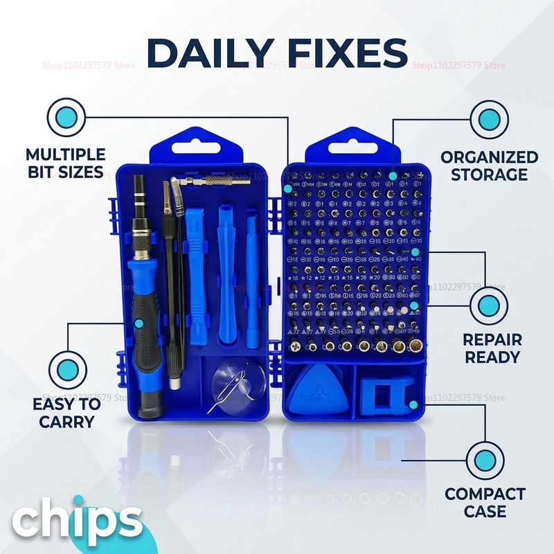 ชุดไขควงอเนกประสงค์ 115 in 1 ส - Electronics Gadgets And Accessories บทวิจารณ์และราคา