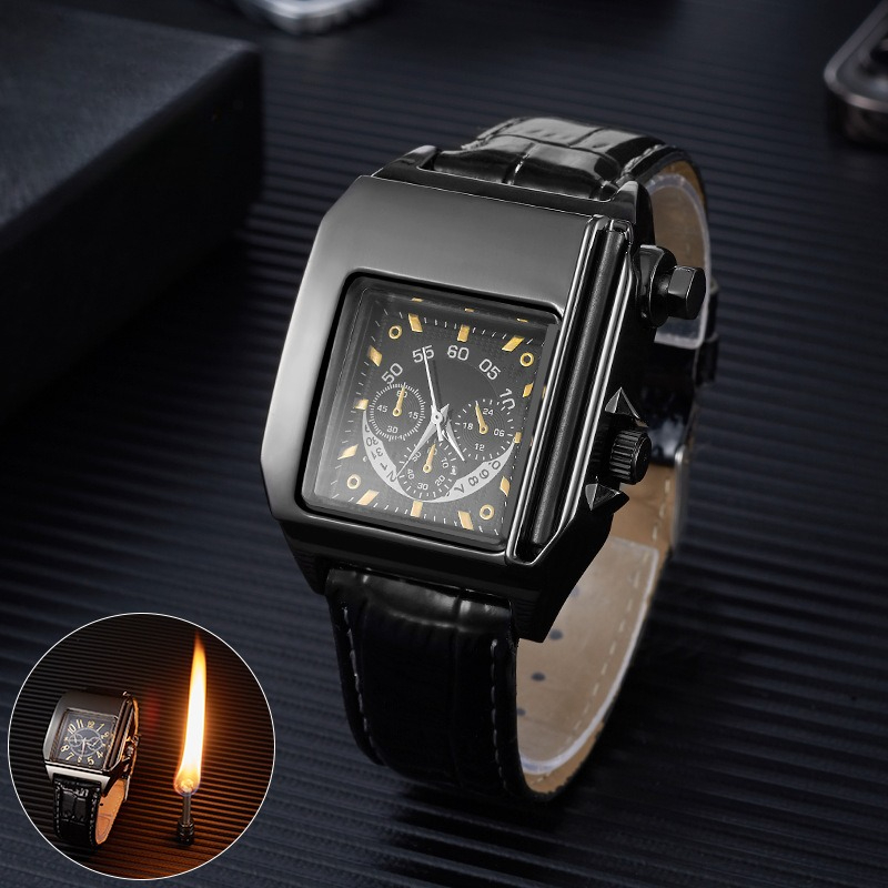 ไฟแช็คนาฬิกาอิเล็กทรอนิกส์โลหะ - Electronics Gadgets For Gift บทวิจารณ์และราคา