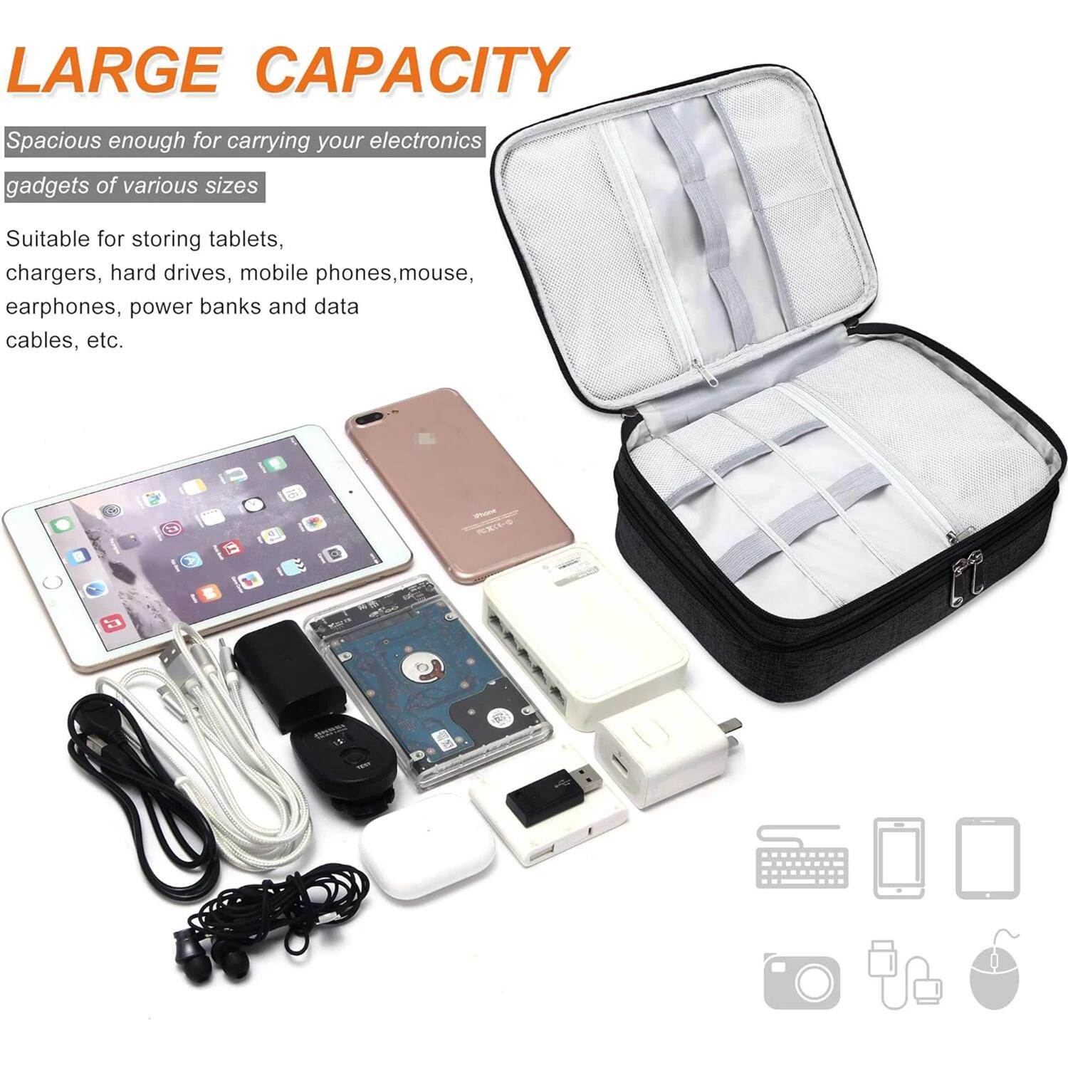 กระเป๋าเก็บดิจิตอลแบบพกพา USB  - Electronics Gadgets And Accessories บทวิจารณ์และราคา
