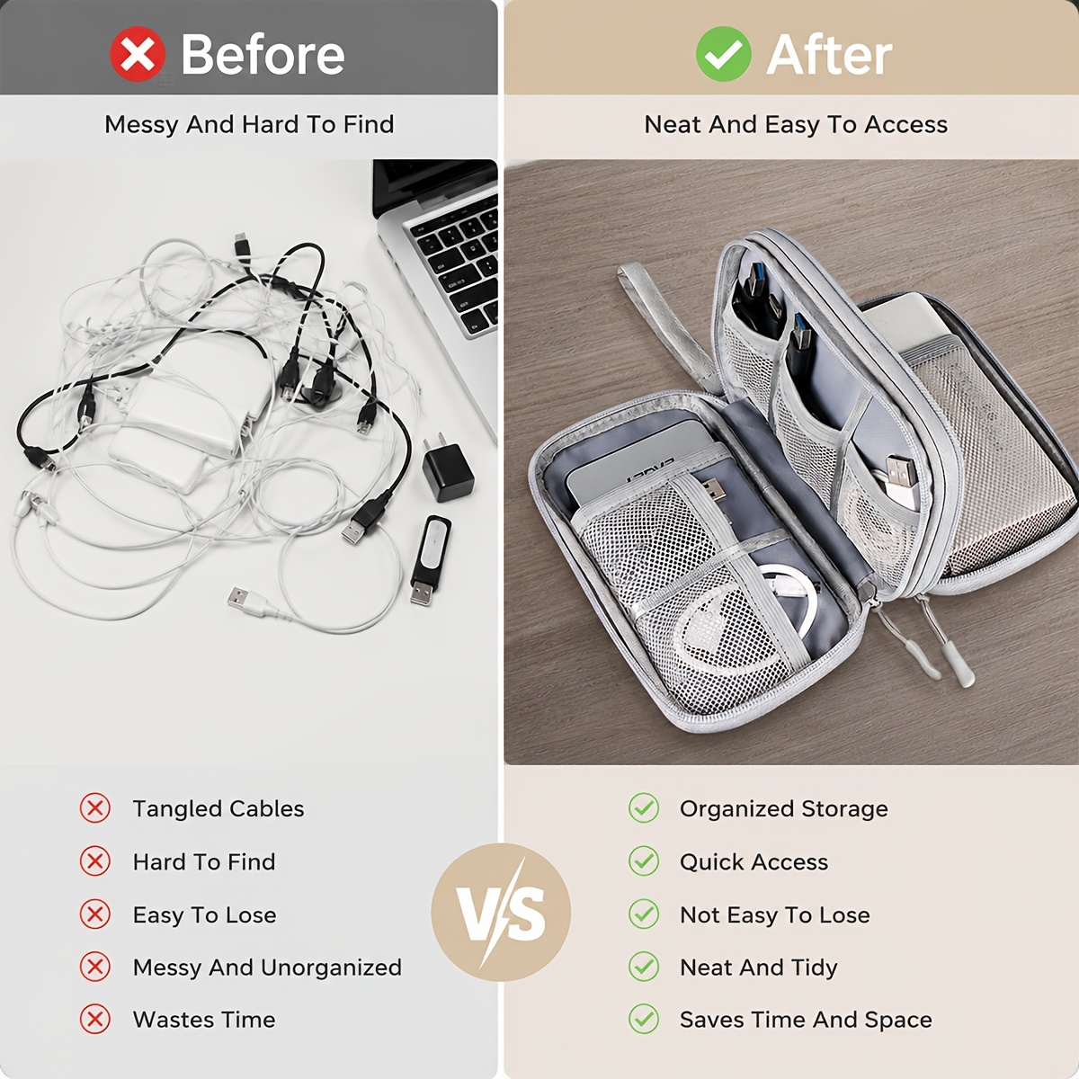 กระเป๋าจัดระเบียบสำหรับเดินทาง - Electronics Gadgets And Accessories บทวิจารณ์และราคา