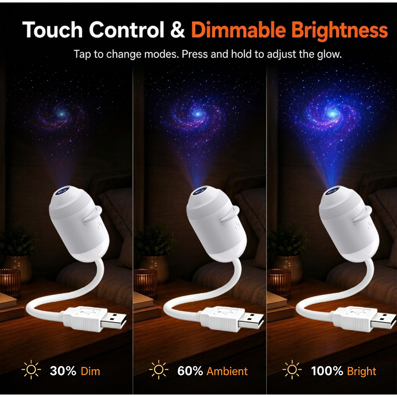 กาแล็กซี่ สตาร์รี่ ไนท์ไลท์โปร - Mini Projector Portable บทวิจารณ์และราคา
