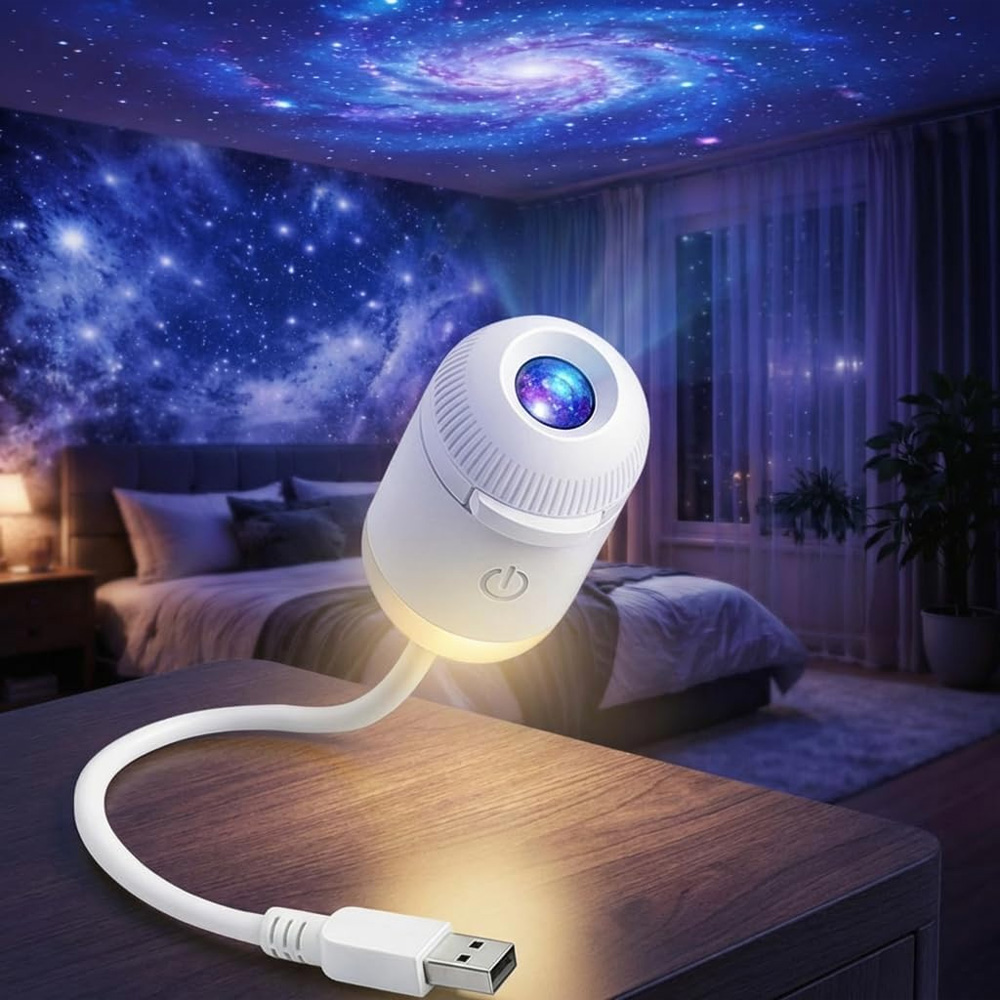 โปรเจคเตอร์ท้องฟ้าดาวหมุนได้ 2 - Mini Projector Portable บทวิจารณ์และราคา