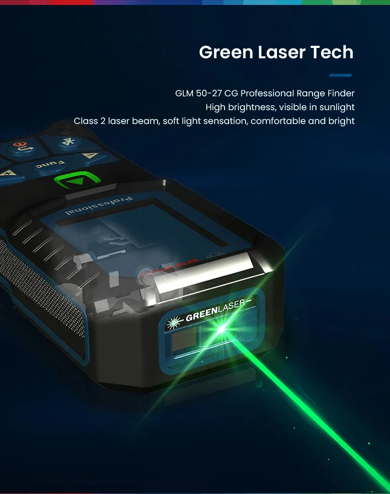 Bosch GLM 50-27 CG เครื่องวัดร - Laser Distance Measure บทวิจารณ์และราคา