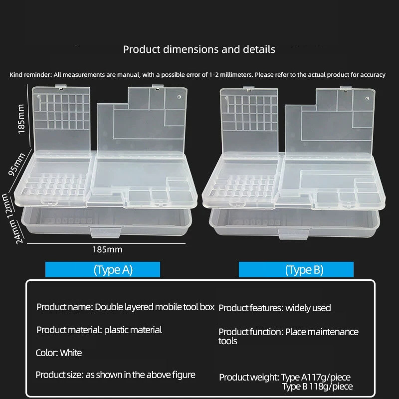 กล่องเก็บส่วนประกอบพลาสติกใสแบ - Electronics Gadgets And Accessories บทวิจารณ์และราคา